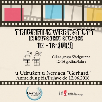 Radionica crtanog filma na nemačkom jeziku za decu i omladinu 