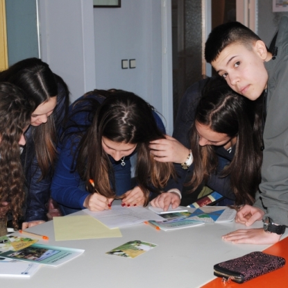 Poseta somborskih srednjoškolaca Udruženju