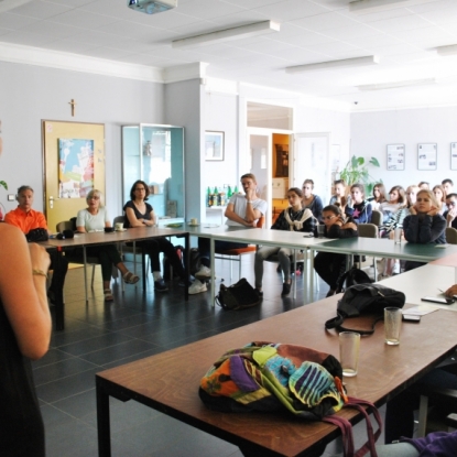 Besuch einer Schülergruppe im Rahmen des Schüleraustausches „Donau verbindet“