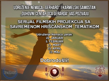 Filmreihe zu zeitgenössischen christlichen Themen im Deutschen Verein „St. Gerhard“ 