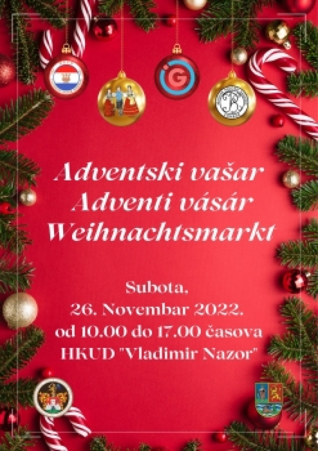 Einladung zu Veranstaltungen im Rahmen des Adventsmarkts 2022